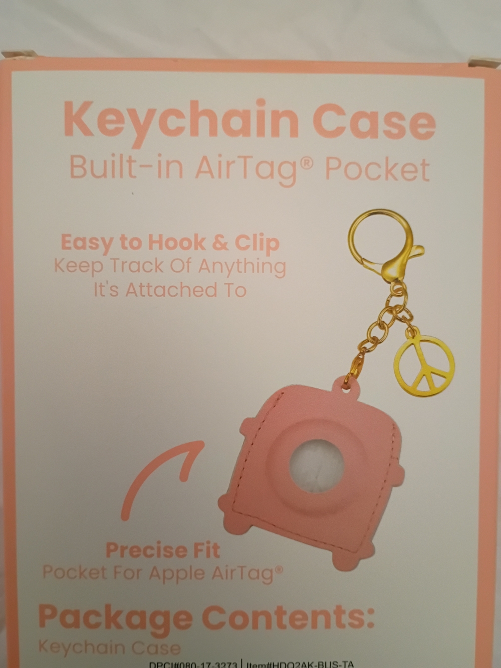 Pink WV Minibus Van Keychain with AirTag Pocket - Picture 2 of 7